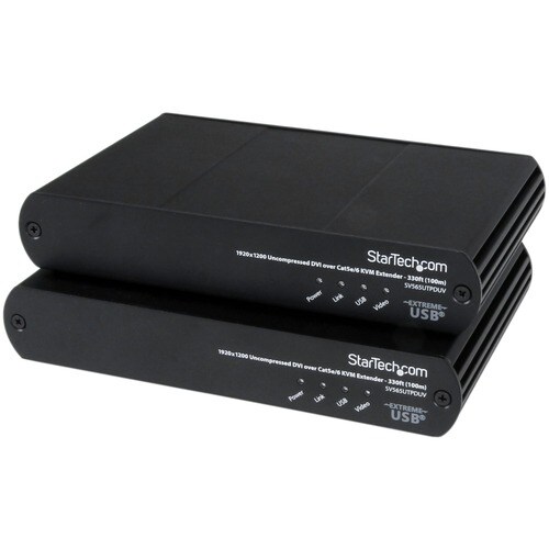 StarTech.com Extender console KVM DVI via Cat 5e/Cat 6 USB con video non compresso 1920x1200 - 100 m - 1 Computer - 1 Uten