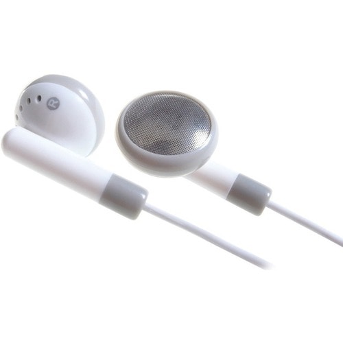 connektgear Wired Earbud Binaural Stereo Earphone - White - 1 - Outer-ear - 32 Ohm - 20 Hz to 20 kHz - 1.20m Cable - Mini-