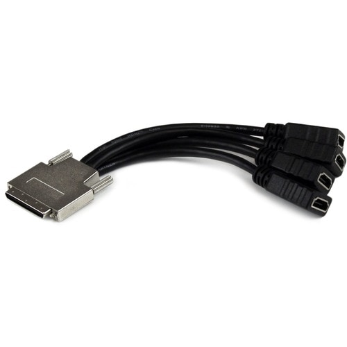 StarTech.com VHDCI Cable Full HD, 4 Port HDMI Video Card Breakout Cable, 1920x1200 60Hz, Mirror/Expand Video, VHDCI to HDM