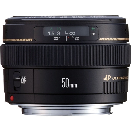Canon - 50 mm - f/22 - f/1.4 - Fixed Lens for Canon EF/EF-S - 58 mm Attachment - 0.15x Magnification - USM - 73.8 mm Diameter