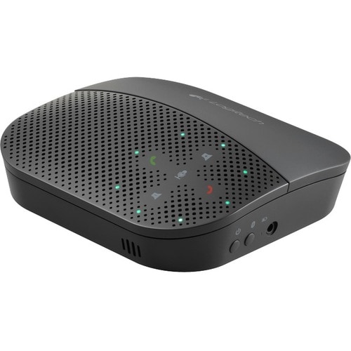 Logitech P710E Speakerphone - Black - USB - Headphone - Microphone - Battery, AC Adapter - Desktop