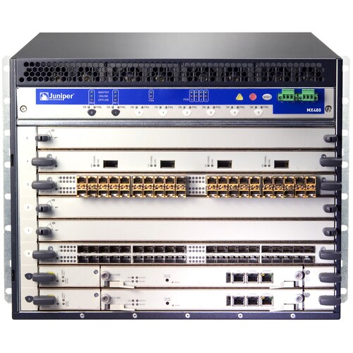 Juniper MX MX480 Router Chassis - 8 - 8U - Rack-mountable - 1 Year