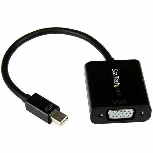 StarTech.com Adaptateur Mini DisplayPort 1.2 vers VGA - Convertisseur Mini DP vers VGA 1920 x 1200 - Noir - Noir