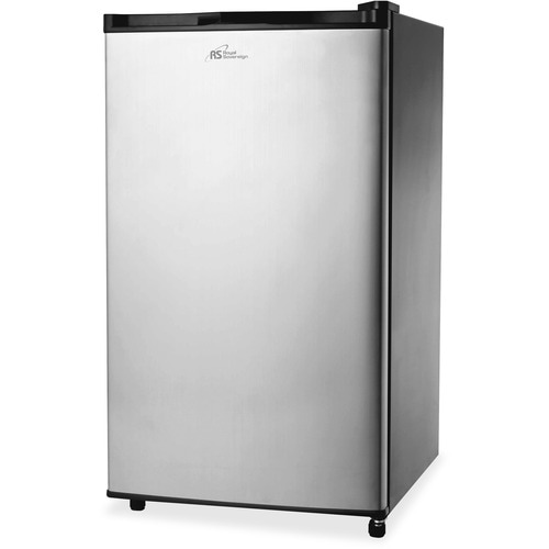 Royal Sovereign 4.0 Cubic Ft Compact Stainless Steel Refrigerator- RMF-113SS - 113.27 L - Manual Defrost - Reversible - 90