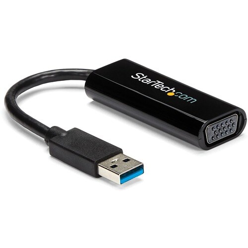 StarTech.com Slim USB 3.0 auf VGA Multi Monitor Adapter - Externer Video Adapter mit 1920x1200 / 1080p - 1920 x 1200 Suppo