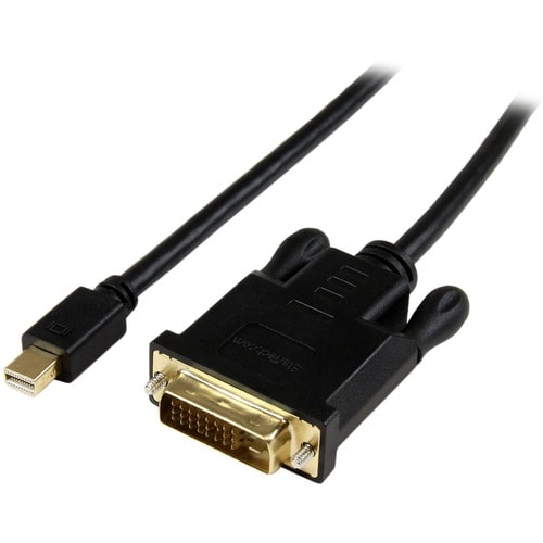 StarTech.com 91cm Mini DisplayPort auf DVI Aktiv Adapter/ Konverter Kabel - mDP zu DVI 1920x1200 - Schwarz - Unterstützt b