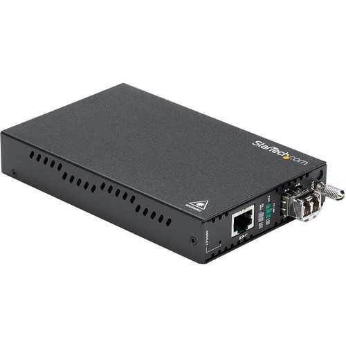 StarTech.com Multimode (MM) LC Fiber Media Converter with SFP - OAM Management - 802.3ah Compliant - Gigabit Ethernet - 55