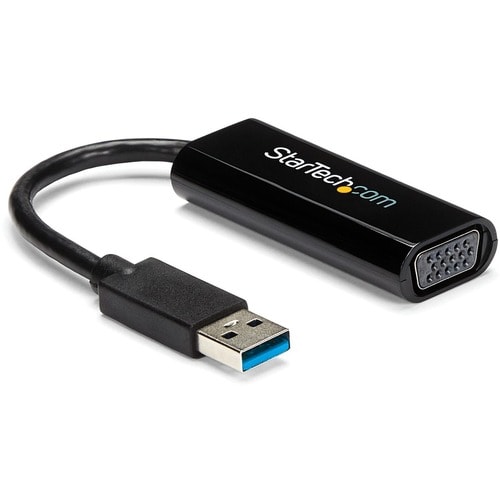 StarTech.com USB 3.0 to VGA Adapter, USB to VGA Monitor Converter for Windows, Slim (no support for macOS/ChromeOS/Linux) 