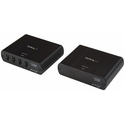 StarTech.com Newer version is USB2G4LEXT2NA - 4 Port USB 2.0 over Gigabit LAN or Direct Cat5e/Cat6 Ethernet Extender Syste