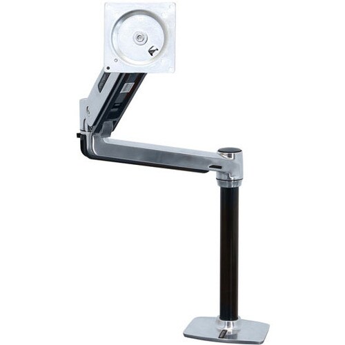 Ergotron Mounting Arm for Flat Panel Display - Polished Aluminum - Height Adjustable - 116.8 cm (46") Screen Support - 13.