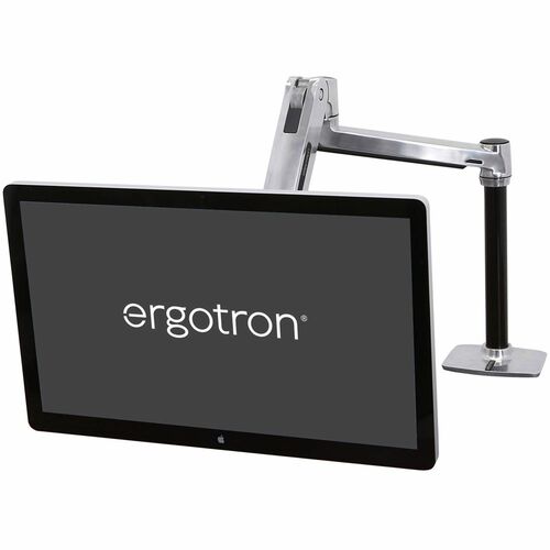 Ergotron LX Series LX HD Sit-Stand. Capacité de charge maximale: 13,6 kg, Taille maximale de l’écran: 116,8 cm (46"). Régl