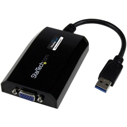 StarTech.com USB 3.0 to VGA External Video Card Multi Monitor Adapter for Mac® and PC - 1920x1200 / 1080p - Connect a VGA 