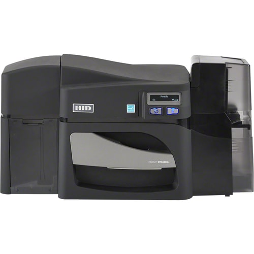 Fargo DTC4500E Desktop Dye Sublimation/Thermal Transfer Printer - Color - Card Print - Fast Ethernet - USB - LCD Display S