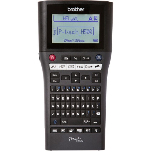 Brother P-touch PT-H500 Electronic Label Maker - Thermal Transfer - 30 mm/s Mono - 180 dpi - Label3.50 mm, 6 mm, 9 mm, 12 