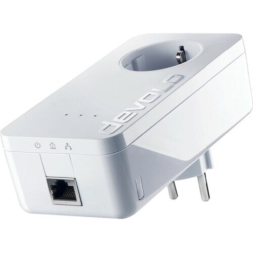 devolo dLAN Powerline Network Adapter - 1 - 1 x Network (RJ-45) - 600 Mbit/s Powerline - 300 m Distance Supported - HomePl