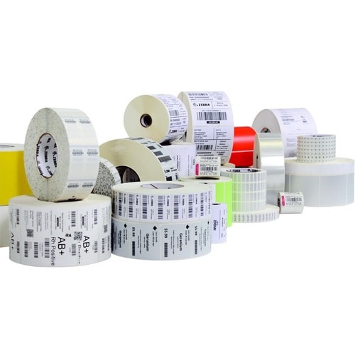 Zebra 8000D Medical Label - 2" Width x 1 1/4" Length - Permanent Adhesive - Direct Thermal - White - Paper, Acrylic - 330 