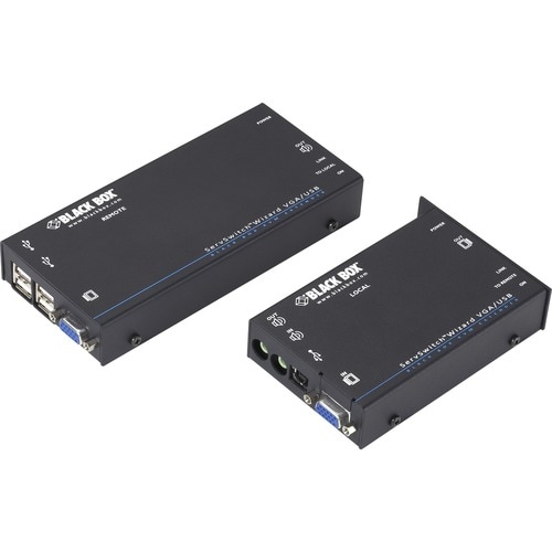 Black Box ServSwitch Wizard USB KVM Extender With Audio - 1 Computer(s) - 1 Local User(s) - 1 Remote User(s) - 1000 ft Ran