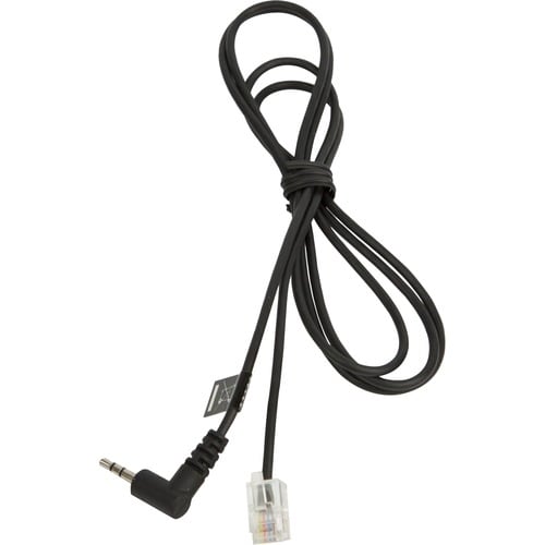 Jabra 1 m Audiokabel - 1 Stück - Cable for Headset, Telefon - Schwarz