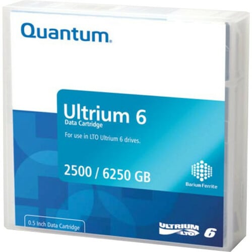 Quantum MR-L6MQN-01 Cartridge LTO-6 - 2,50 TB (Nativ) / 6,25 TB (komprimiert) - 846 m Tape Length
