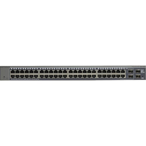 NETGEAR 48-Port Gigabit Smart Switch, GS748Tv5 - 48 Ports - Manageable - 10/100/1000Base-T - 2 Layer Supported - 2 SFP Slo