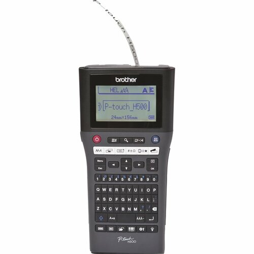 Brother PT-H500 Electronic Label Maker - Direct Thermal - 30 mm/s Mono - 180 dpi - Tape3.50 mm, 9 mm, 6 mm, 12 mm, 18 mm, 