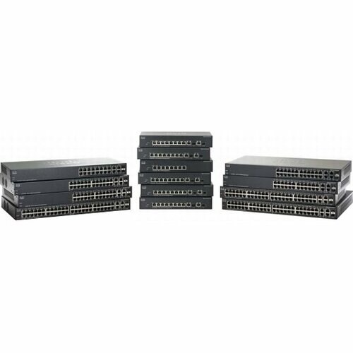 Cisco 300 SG300-10MPP 10 Ports Manageable Layer 3 Switch - 10/100/1000Base-T - 2 Layer Supported - 2 SFP Slots - Desktop -