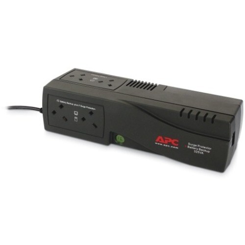 APC by Schneider Electric Back-UPS BE325-UK Standby-UPS - 325 VA/185 W - Turm - 1 Tag(e) Aufladen - 2,90 Minute(n) Stand-b