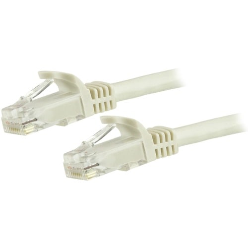 StarTech.com 3m CAT6 Ethernet Cable - White Snagless Gigabit - 100W PoE UTP 650MHz Category 6 Patch Cord UL Certified Wiri