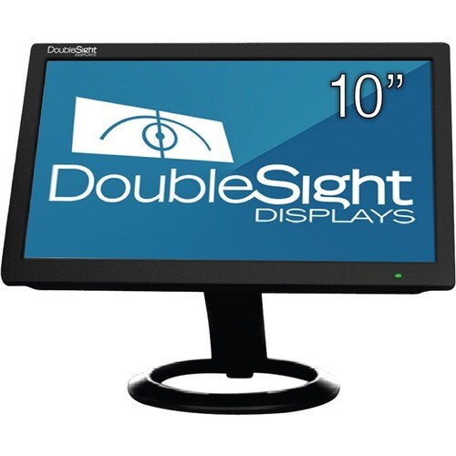 DoubleSight Displays 10" USB LCD Monitor TAA - 10" Class - 1024 x 600 - 262,000 Colors - 200 Nit - 16 ms USB BLK VIDEO ADJ