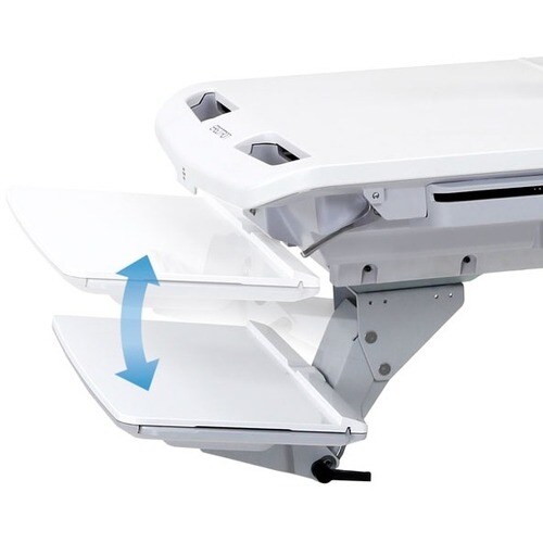 Ergotron 97-827. Product colour: White. Tilt angle range: 6 - 20°, Pan range: -90 - 90°. Rated current: 527 A. Weight: 3.0