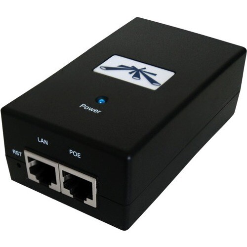 Ubiquiti POE-24-24W Power over Ethernet Injector - 120 V AC, 230 V AC Input - 24 V DC, 1 A Output - 1 x Ethernet Input Por