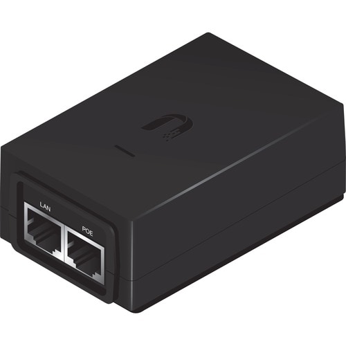 Ubiquiti PoE Adapter - 120 V AC, 230 V AC Input - 48 V DC, 500 mA Output - 1 x Gigabit Ethernet Input Port(s) - 1 x PoE Ou