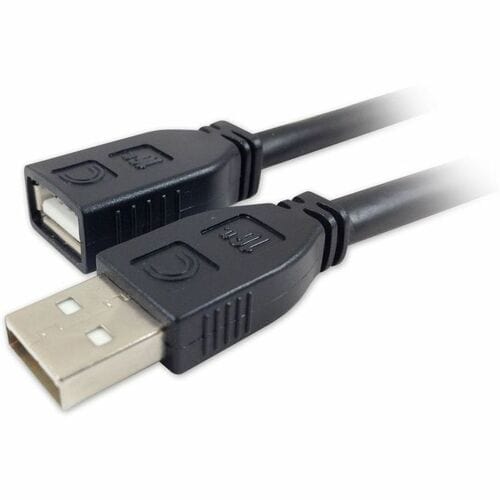 Comprehensive Pro AV/IT Active Plenum USB A Male to A Female Cable 35ft - 35 ft USB Data Transfer Cable for Webcam, Whiteb