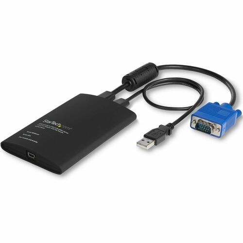 StarTech.com Adattatore Crash Cart portatile console KVM a USB 2.0 del laptop con trasferimento di file e Acquisizione Vid
