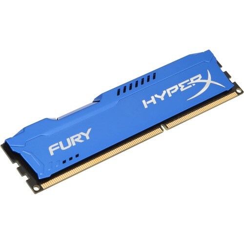 Kingston HyperX Fury RAM Module - 8 GB (1 x 8GB) - DDR3-1600/PC3-12800 DDR3 SDRAM - 1600 MHz - CL10 - 1.50 V - Non-ECC - U