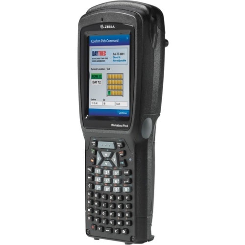 Zebra Workabout Pro 4 Handheld Terminal - Cortex A8 1 GHz - 512 MB RAM - 4 GB Flash - 3.7" VGA Touchscreen - LCD - Numeric