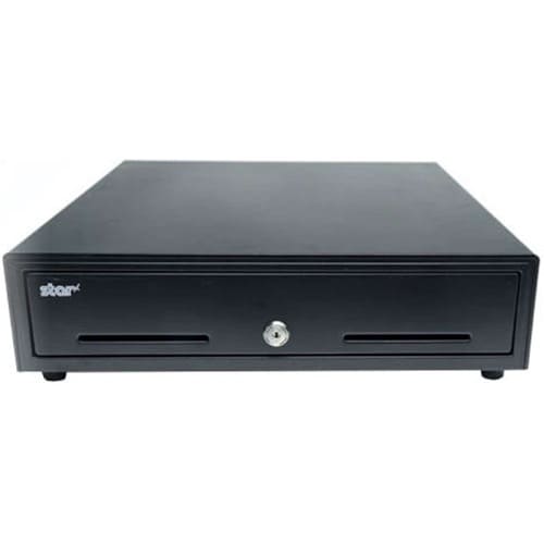 Star Micronics SMD2-1617 Cash Drawer - 5 Bill - 5 Coin - 2 Media Slot - Printer Driven - ABS Plastic - Black - 3.9" Height
