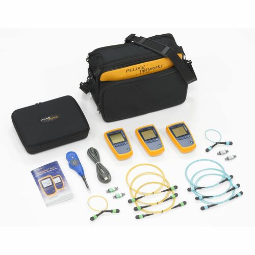 Fluke Networks MultiFiber Pro Multimode & 1310 nm Singlemode Kit - Fiber Optic Cable Testing - USB - Optical Fiber - 2Numb