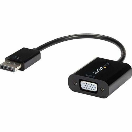 StarTech.com DisplayPort to VGA Adapter, Active DP to VGA Converter, 1080p Video, DP to VGA Adapter Dongle (Digital to Ana