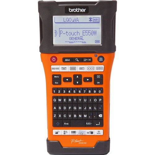 Brother P-touch EDGE PT-E550W Electronic Label Maker - Thermal Transfer - 1.18 in/s Mono - 180 x 360 dpi - Tape, Label0.14