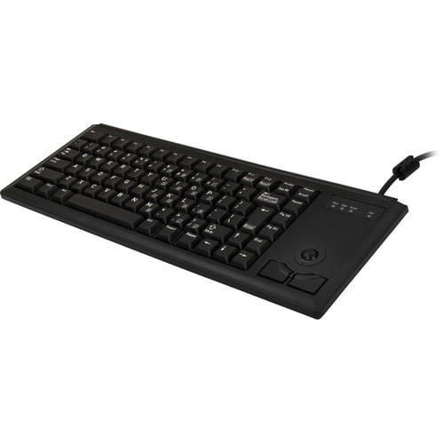 CHERRY G84-4420 Keyboard - Cable Connectivity - USB Interface - Trackball - English (US) - Black - ML Keyswitch - Mouse