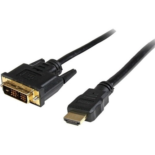 StarTech.com 50cm HDMI® auf DVI-D Kabel - Stecker/Stecker - HDMI/DVI Adapterkabel - Cable for Projektor, Videogerät - Absc