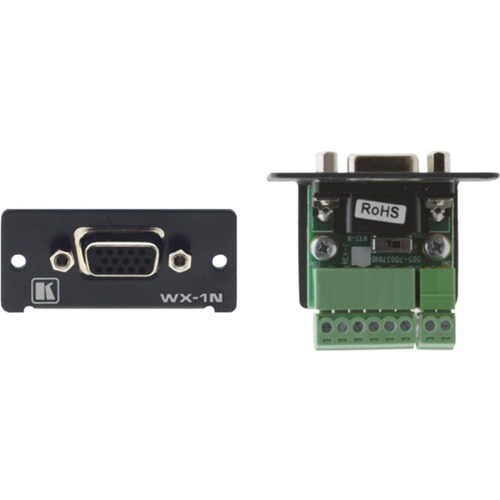 Kramer WX-1N (G) Faceplate Insert - Grey - 1 x VGA Port(s)for