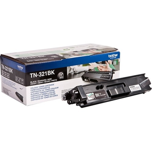 Brother TN-321BK Original Laser Toner Cartridge - Black Pack - 2500 Pages