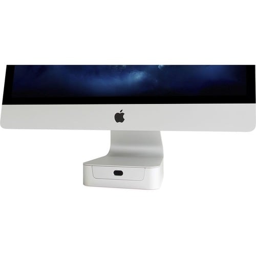 Rain Design mBase iMac Stand 27" iMac - Silver - Anodized aluminum matches iMac