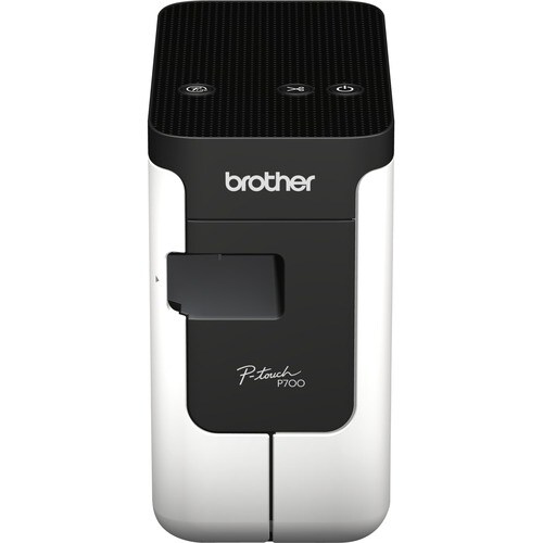 Brother P-touch PT-P700 Desktop Thermal Transfer Printer - Monochrome - Label Print - USB - White, Black - 24 mm (0.94") P