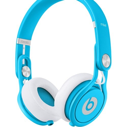 Beats by Dr. Dre Mixr Wired Over-the-head Stereo Headset - Light Blue - Binaural - Circumaural - 161.5 cm Cable - Mini-pho