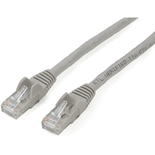 StarTech.com 2m CAT6 Ethernet Cable - Grey Snagless Gigabit - 100W PoE UTP 650MHz Category 6 Patch Cord UL Certified Wirin