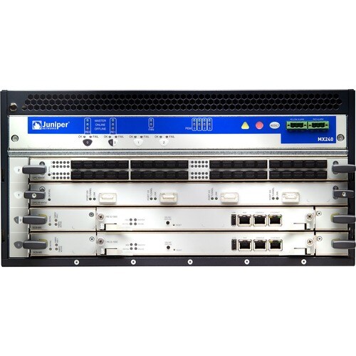 Juniper MX MX240 Router Chassis - 3 - 5U - Rack-mountable