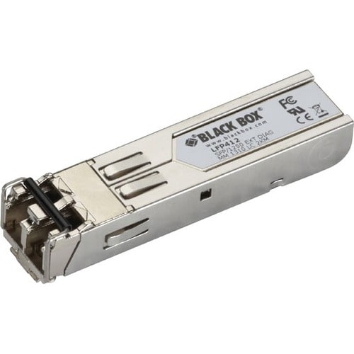 Black Box LFP412 SFP (mini-GBIC) Module - For Optical Network, Data Networking - 1 x Duplex LC 1000Base-X Network - Optica